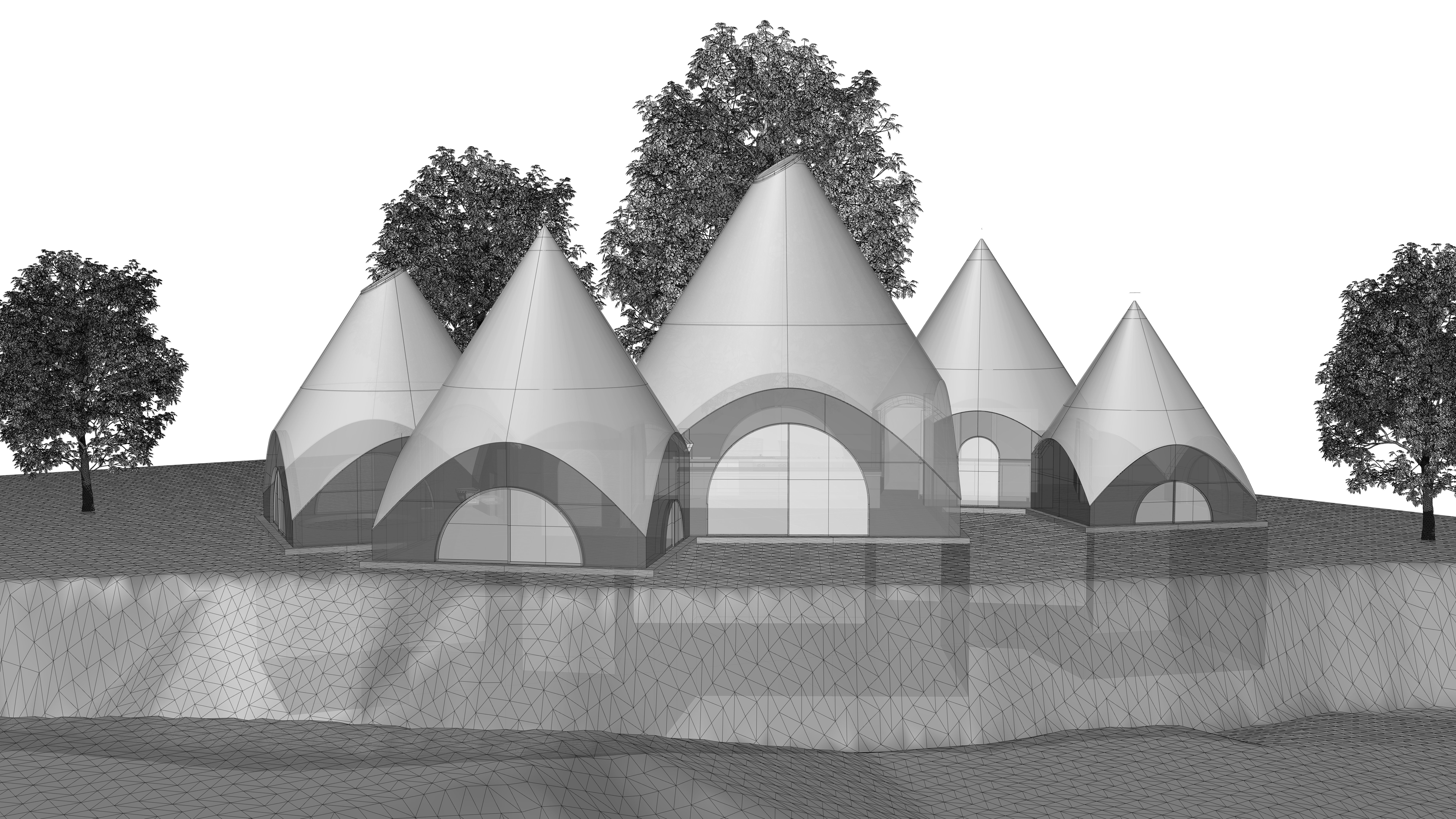 JIKKA HOUSE Issei Suma Rhino 3D Model 3D model_1