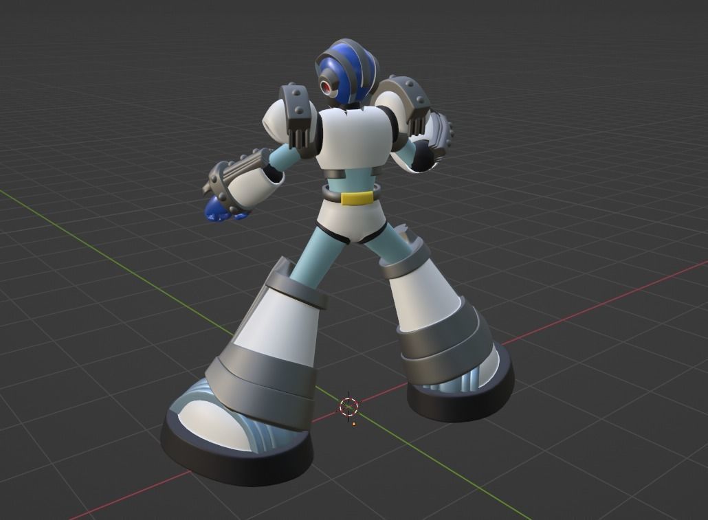 Megaman Gaea Armor - Mega Man X5 3D model_8