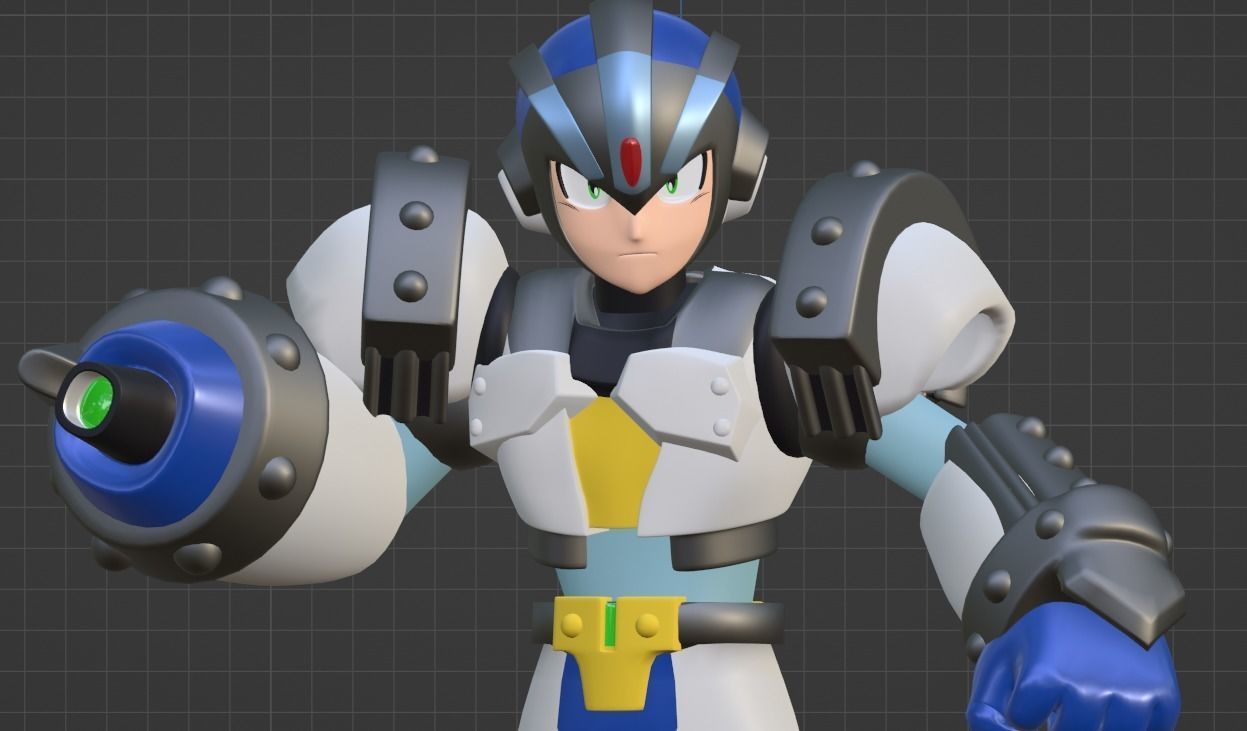 Megaman Gaea Armor - Mega Man X5 3D model_10