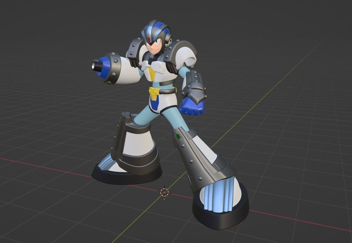 Megaman Gaea Armor - Mega Man X5 3D model_7