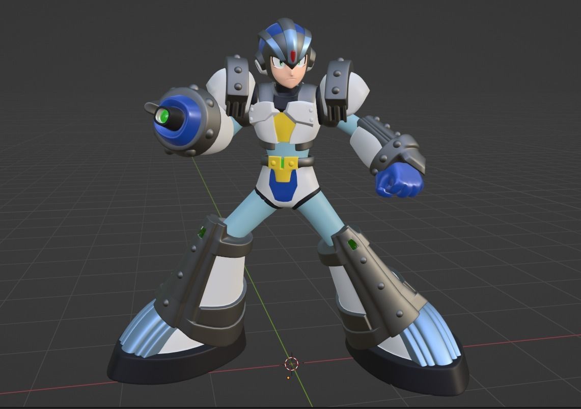 Megaman Gaea Armor - Mega Man X5 3D model_6