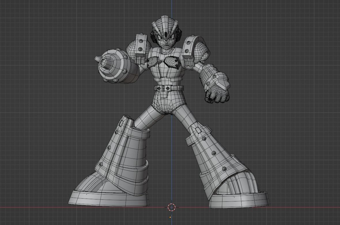 Megaman Gaea Armor - Mega Man X5 3D model_11