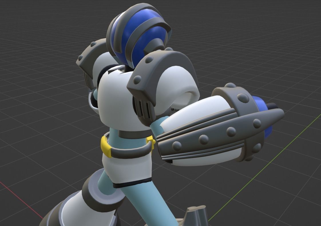 Megaman Gaea Armor - Mega Man X5 3D model_9