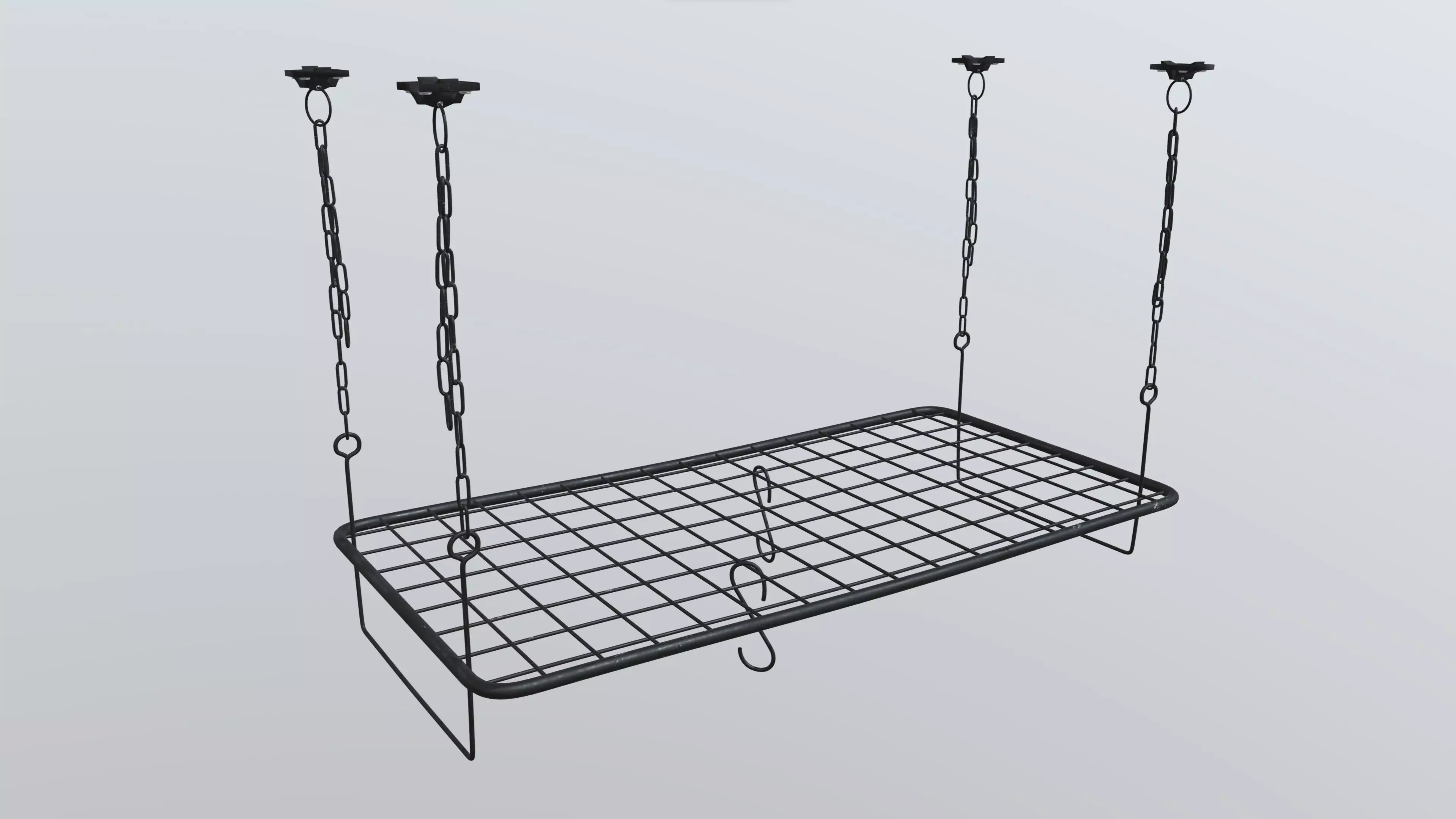 Pots and Pans Ceiling Hanger Free 3D model