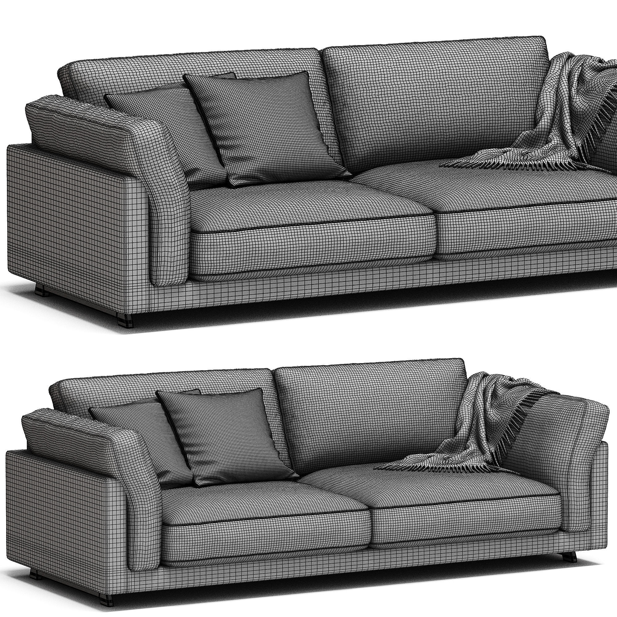 Sofa Cama Mezcla De Algodon Cesar 3D model_4