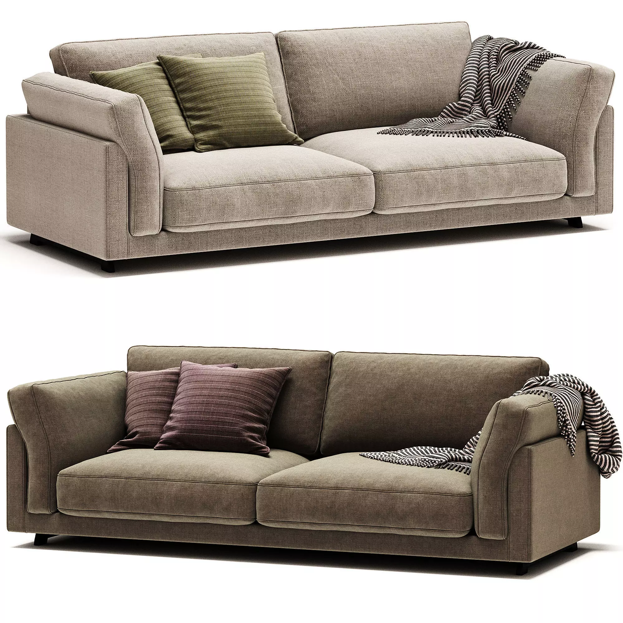 Sofa Cama Mezcla De Algodon Cesar 3D model_0