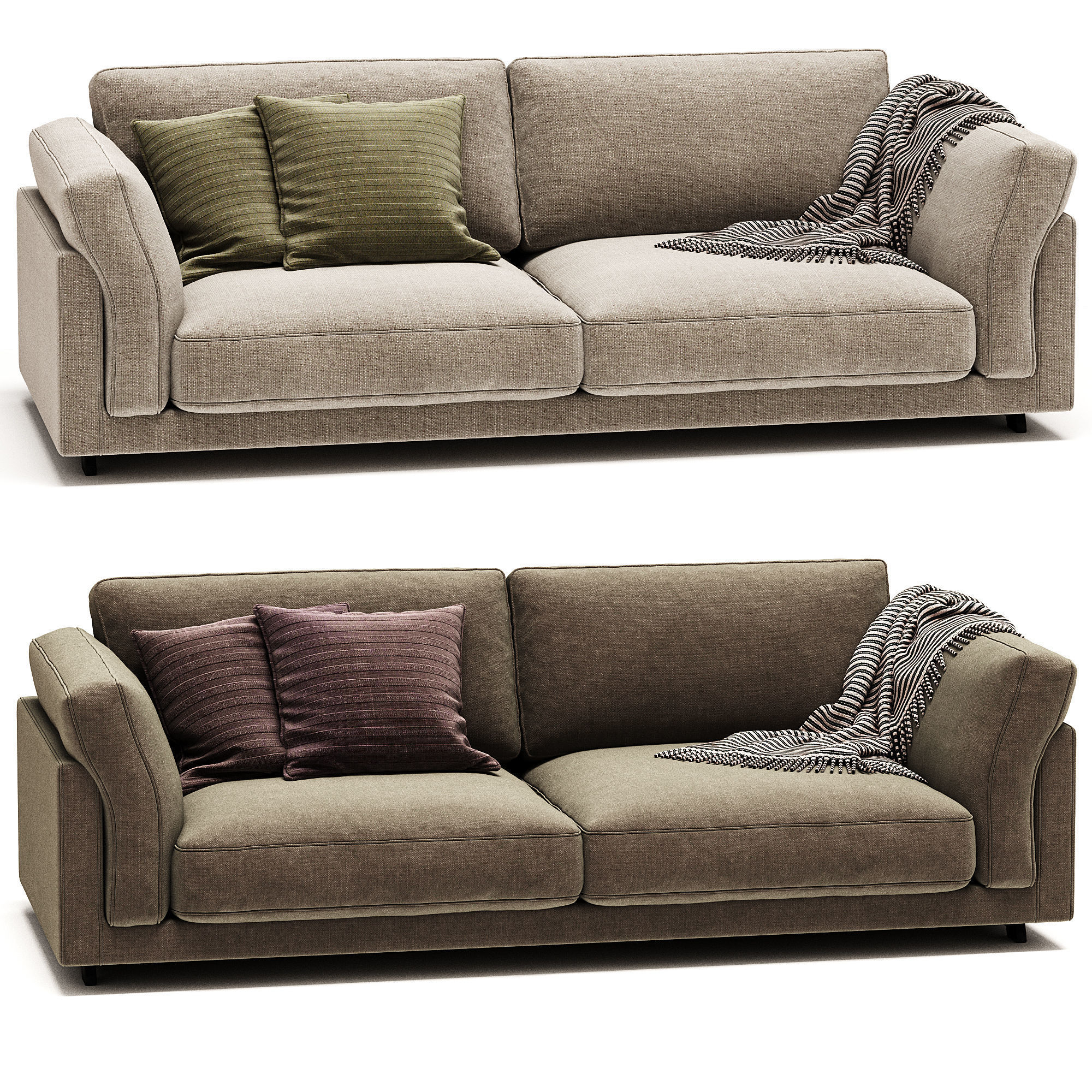 Sofa Cama Mezcla De Algodon Cesar 3D model_2