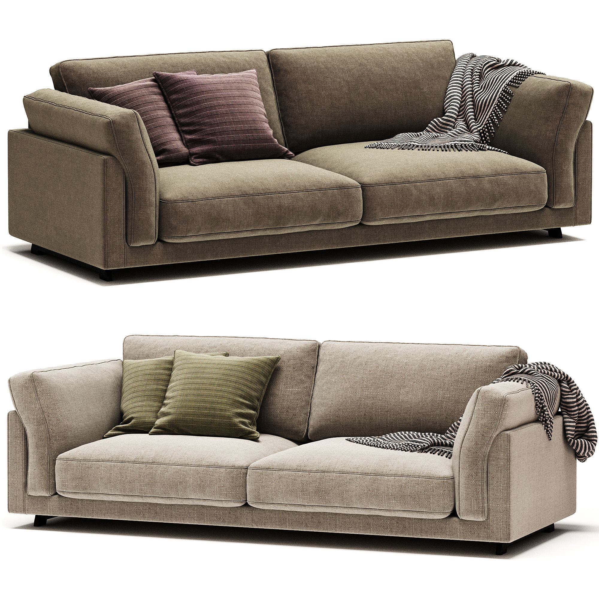 Sofa Cama Mezcla De Algodon Cesar 3D model_3