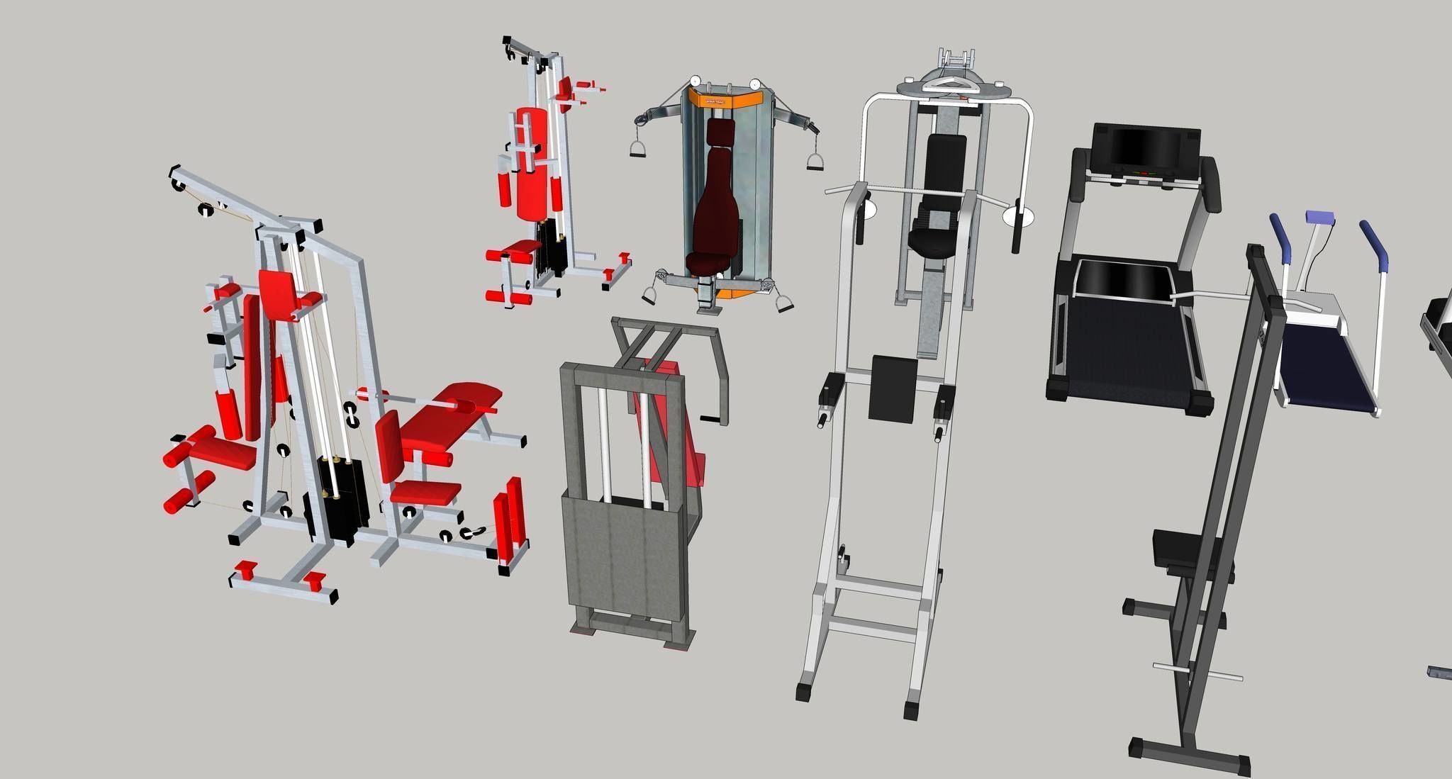 GYM ROOM 3D print model_3