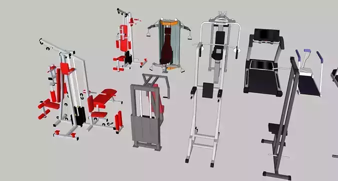 GYM ROOM 3D print model