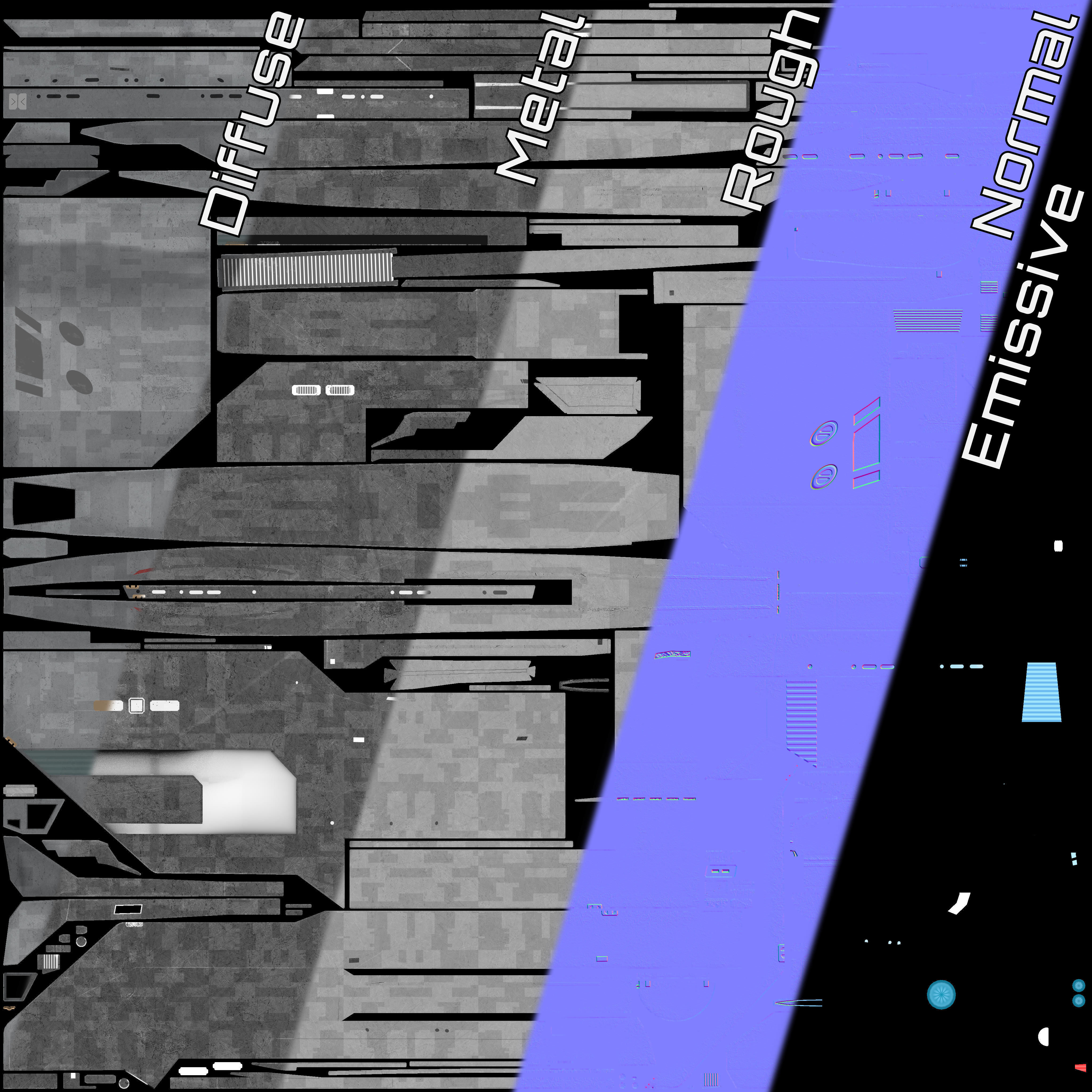 Star Trek Malachowski-Class Starship Low-poly 3D model_2