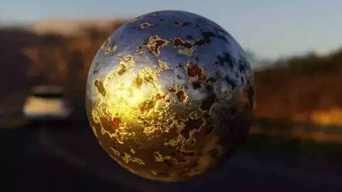Damaged Metal Shader - Procedural Realistic Surface