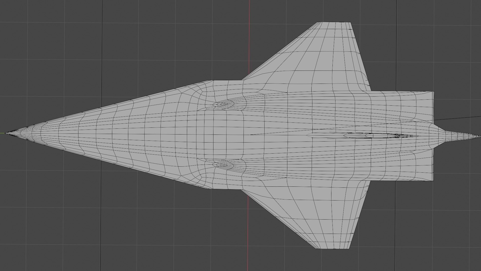 SR72 UAV Concept Low-poly 3D model_14