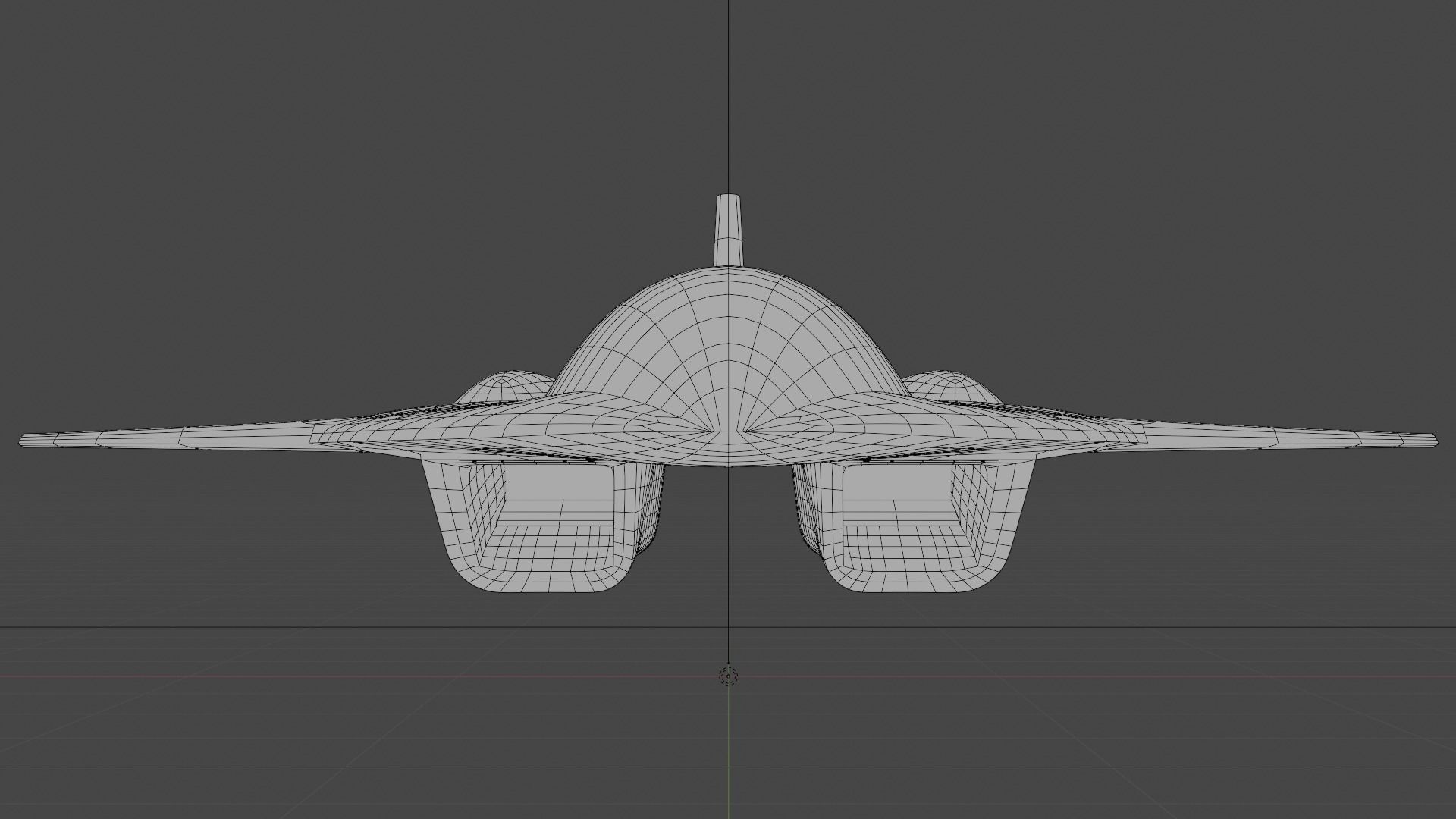 SR72 UAV Concept Low-poly 3D model_8