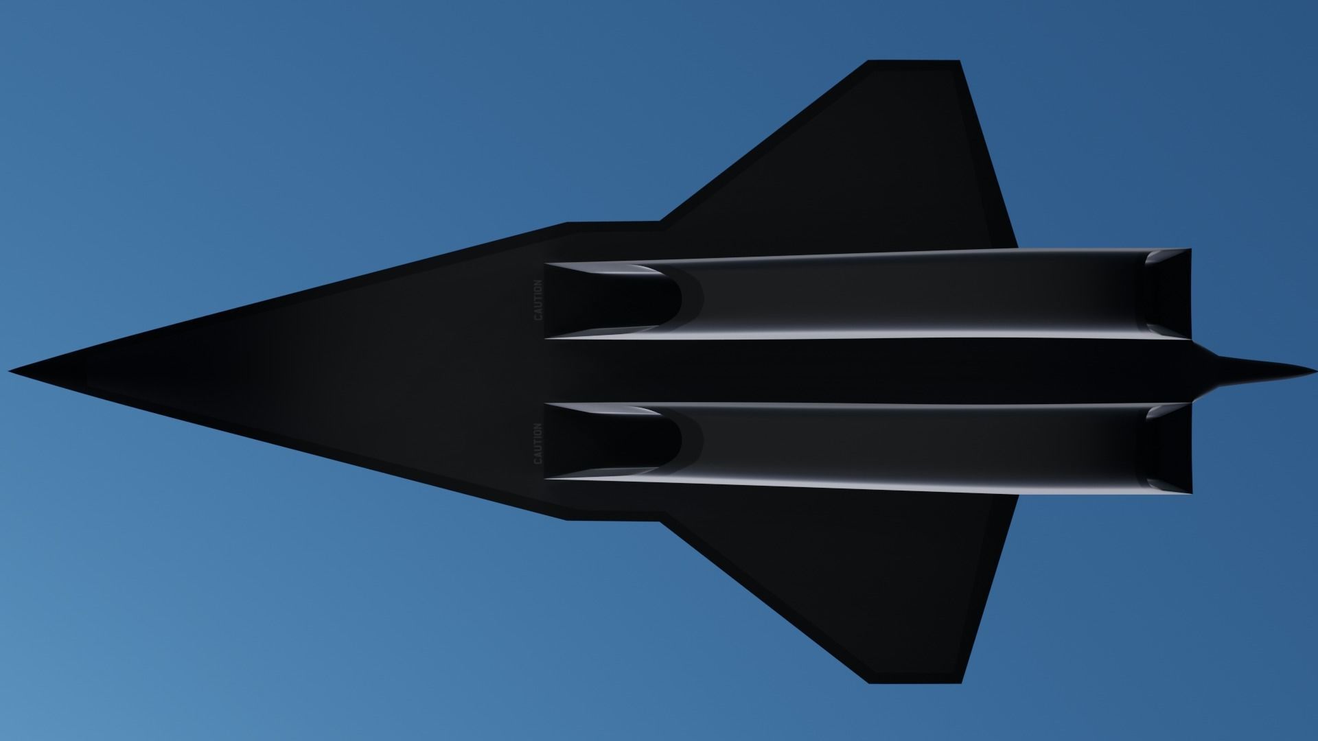 SR72 UAV Concept Low-poly 3D model_15