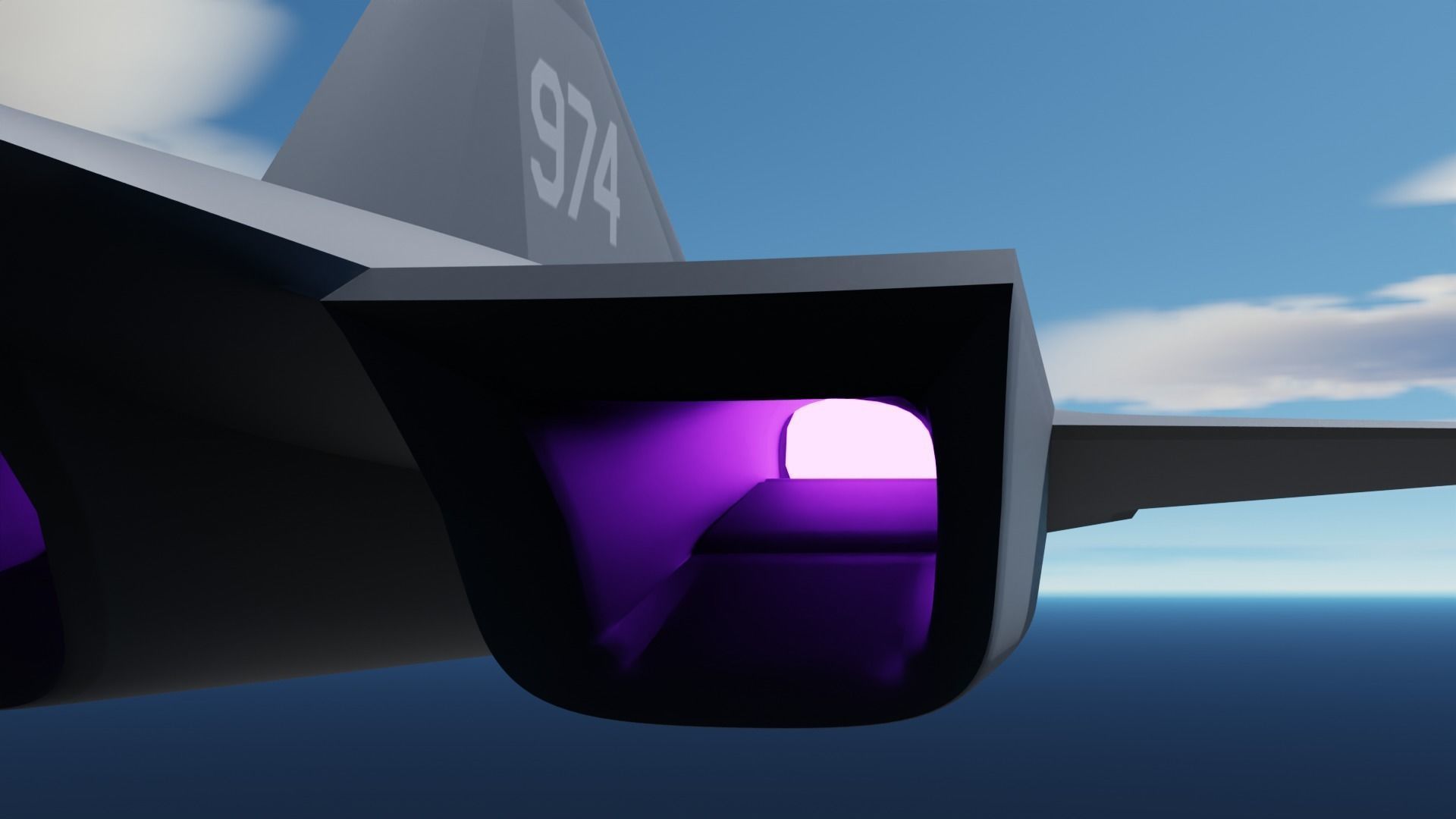 SR72 UAV Concept Low-poly 3D model_5