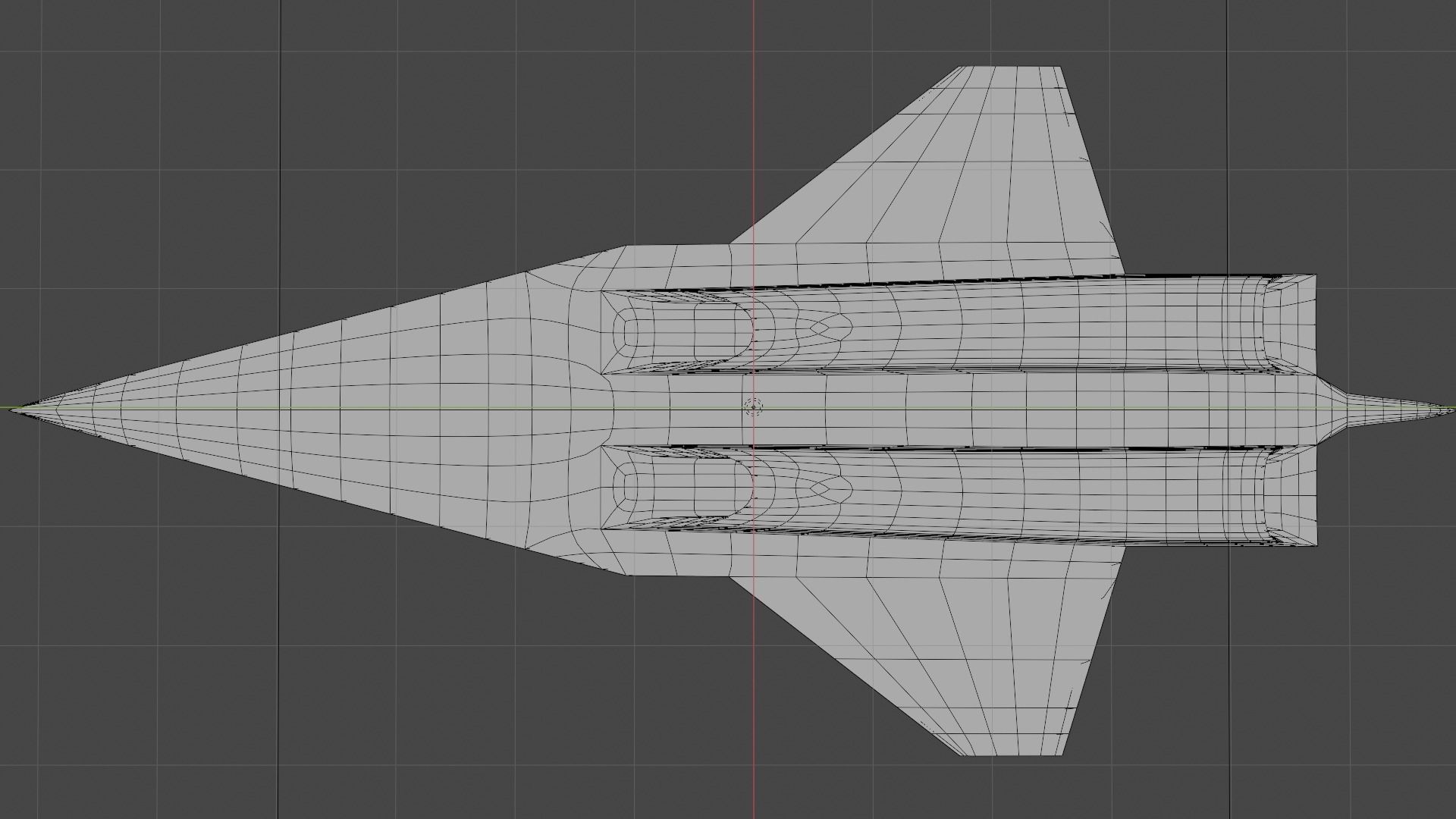 SR72 UAV Concept Low-poly 3D model_16