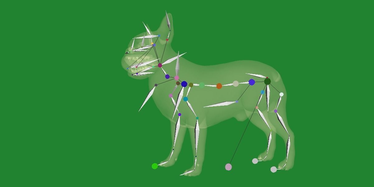 French Bulldog Breed Low-poly 3D model_15