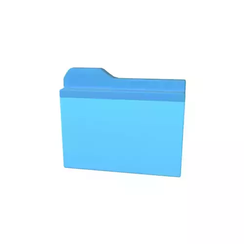 Folder Icon v1 002 Low-poly 3D model
