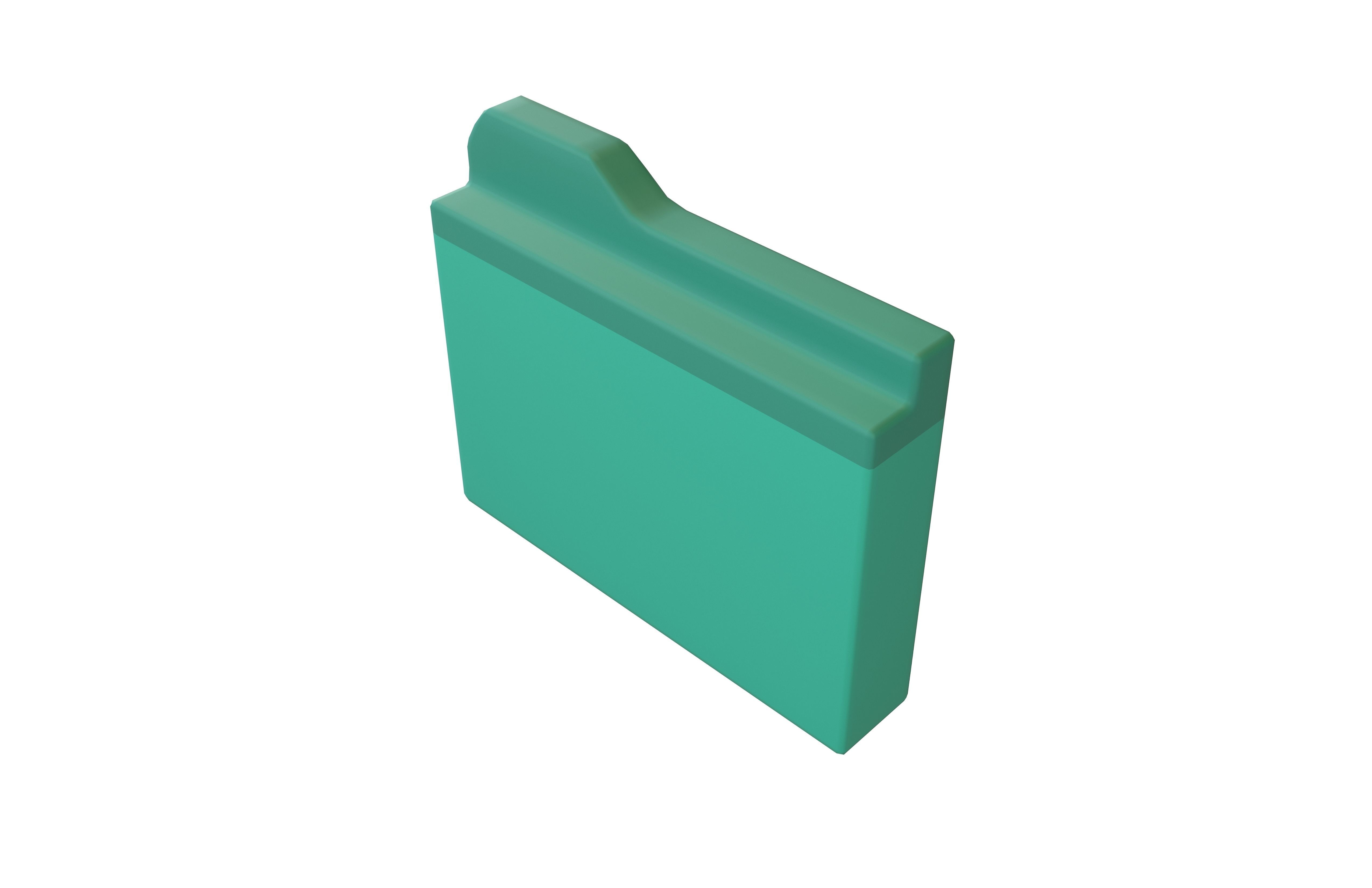 Folder Icon v1 003 Low-poly 3D model_2