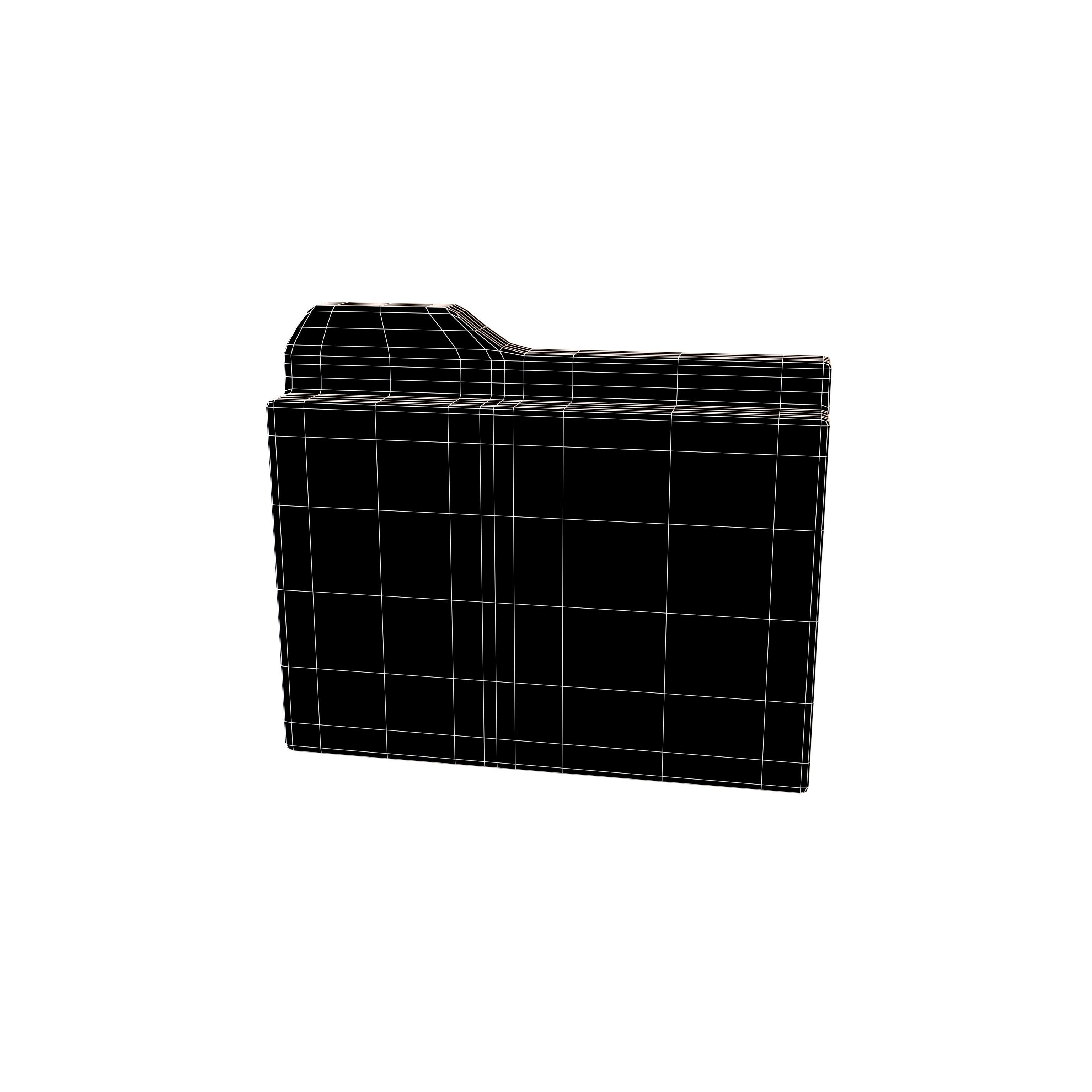 Folder Icon v1 003 Low-poly 3D model_6