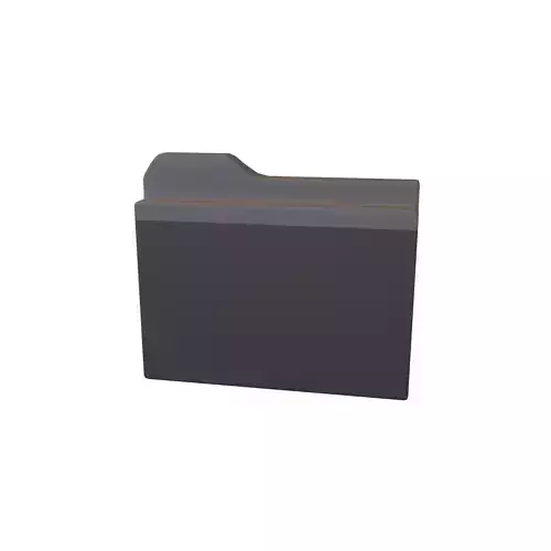 Folder Icon v1 004 Low-poly 3D model