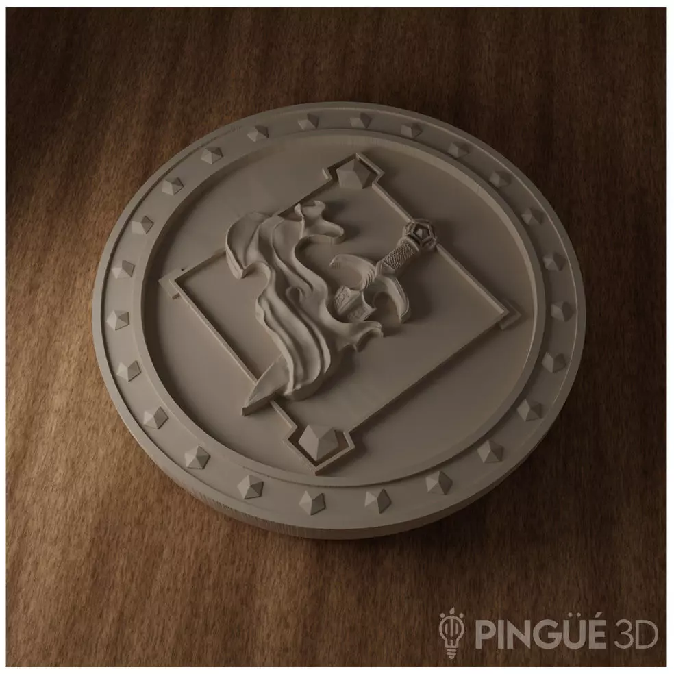 DAGGERHEART 3D TOKENS BAS RELIEF - FEAR AND HOPE 3D print model_0