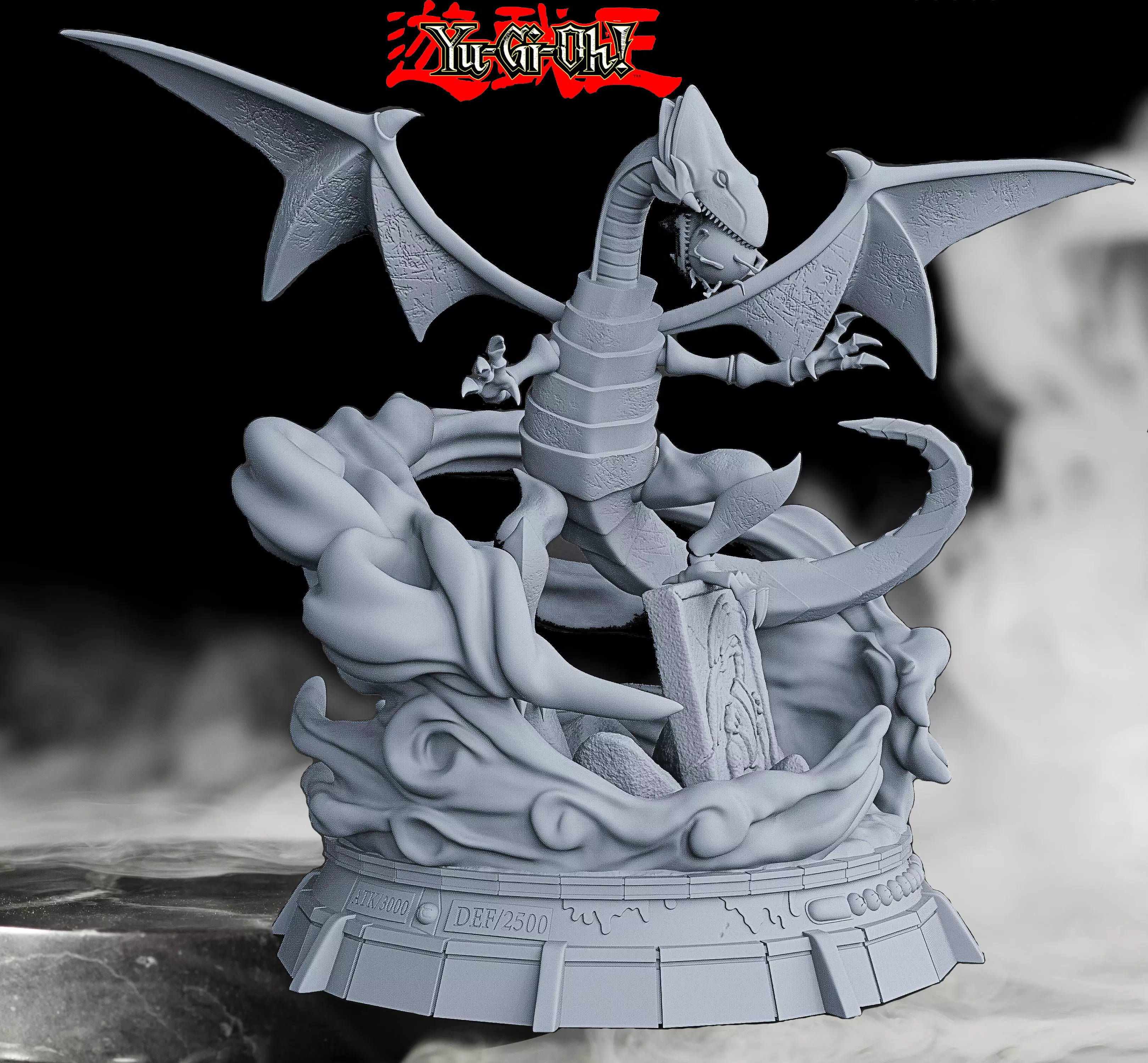 BLUE AYES WHITE DRAGON - YU GI OH 3D print model