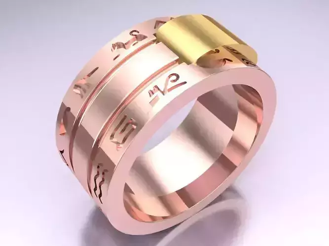 Diamond Ring - Womens Rings - N116209 3D print model
