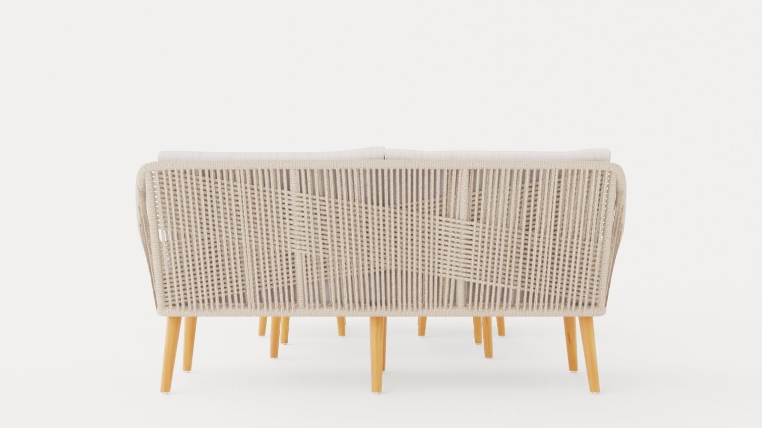 Fargo sofa set Low-poly 3D model_4