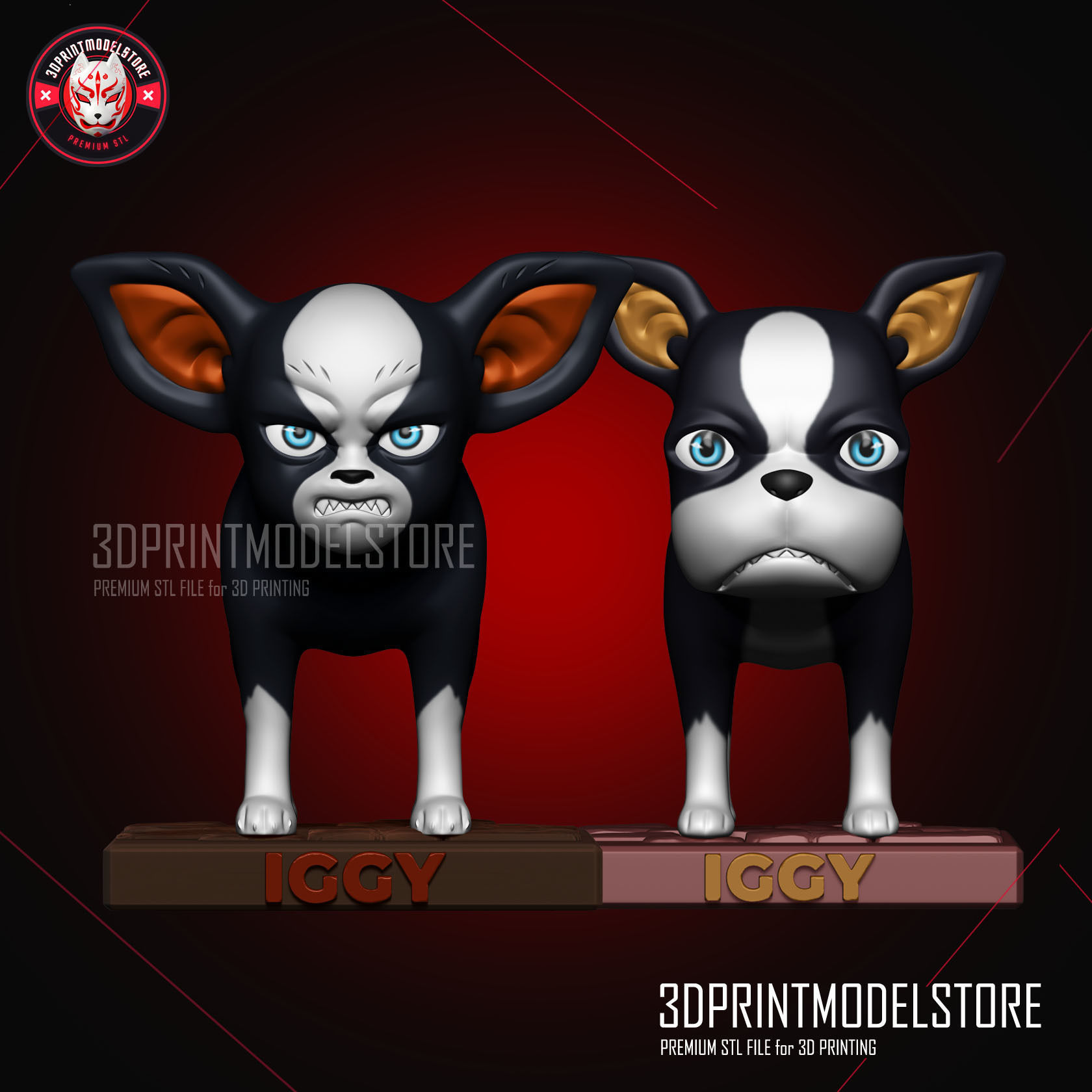 Iggy Jojo Bizarre Adventure  3D Model Collection_1