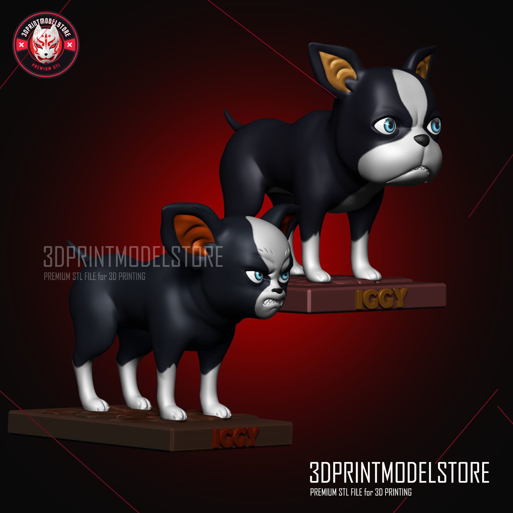 Iggy Jojo Bizarre Adventure  3D Model Collection_2