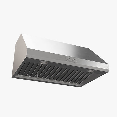 KitchenAid Wall Mount Hood KVWC906KSS 3D model