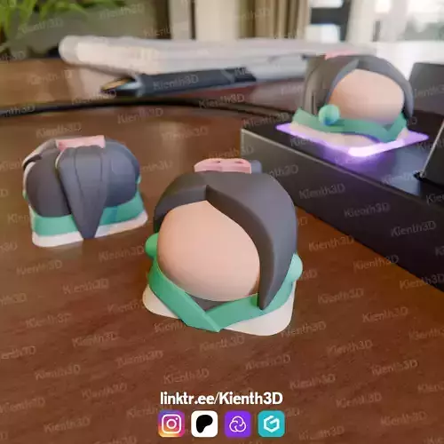 Sage Valorant Keycap 3D print model