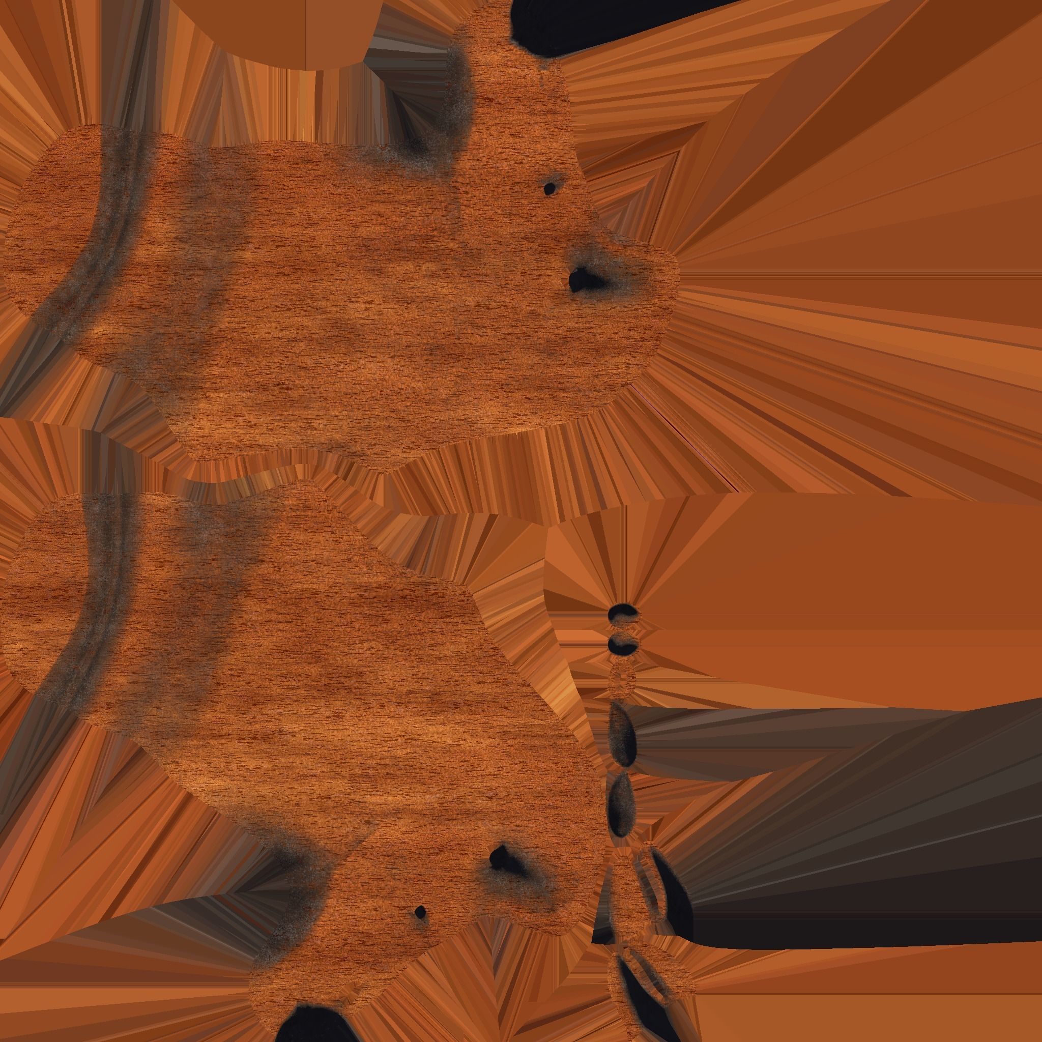 chess horse Low-poly 3D model_17