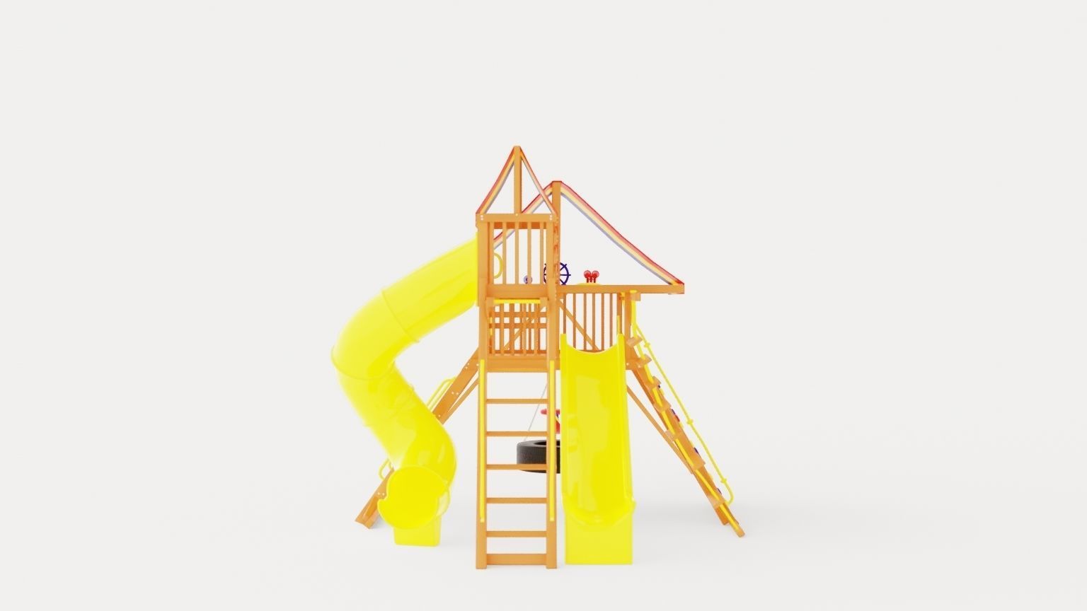 Circus Castle Pkg V Loaded Low-poly 3D model_2