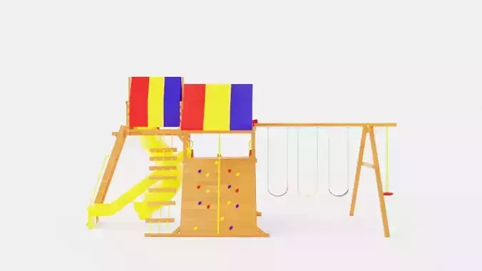 Circus Castle Pkg V Loaded Low-poly 3D model