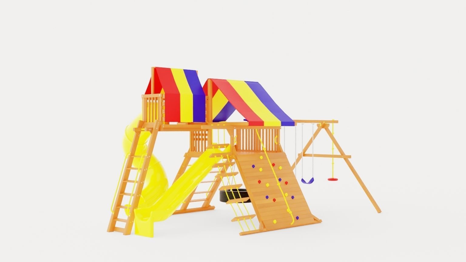 Circus Castle Pkg V Loaded Low-poly 3D model_1