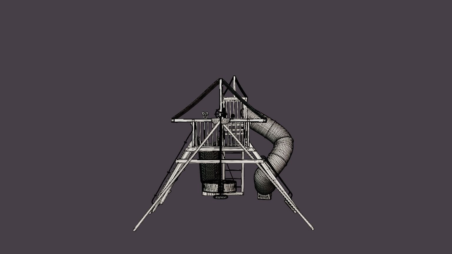 Circus Castle Pkg V Loaded Low-poly 3D model_7