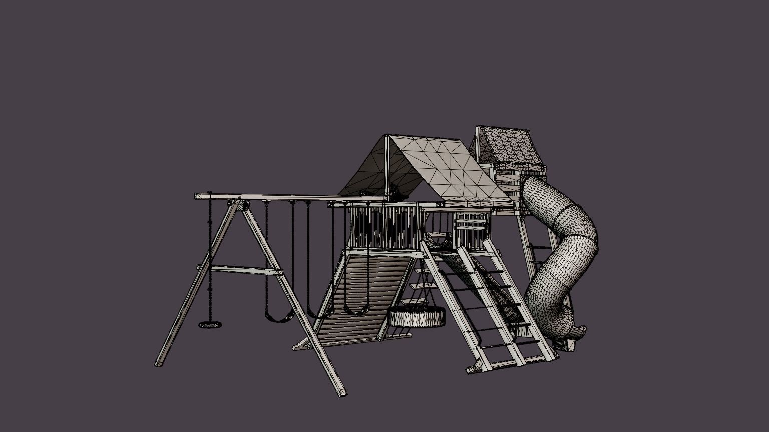 Circus Castle Pkg V Loaded Low-poly 3D model_6