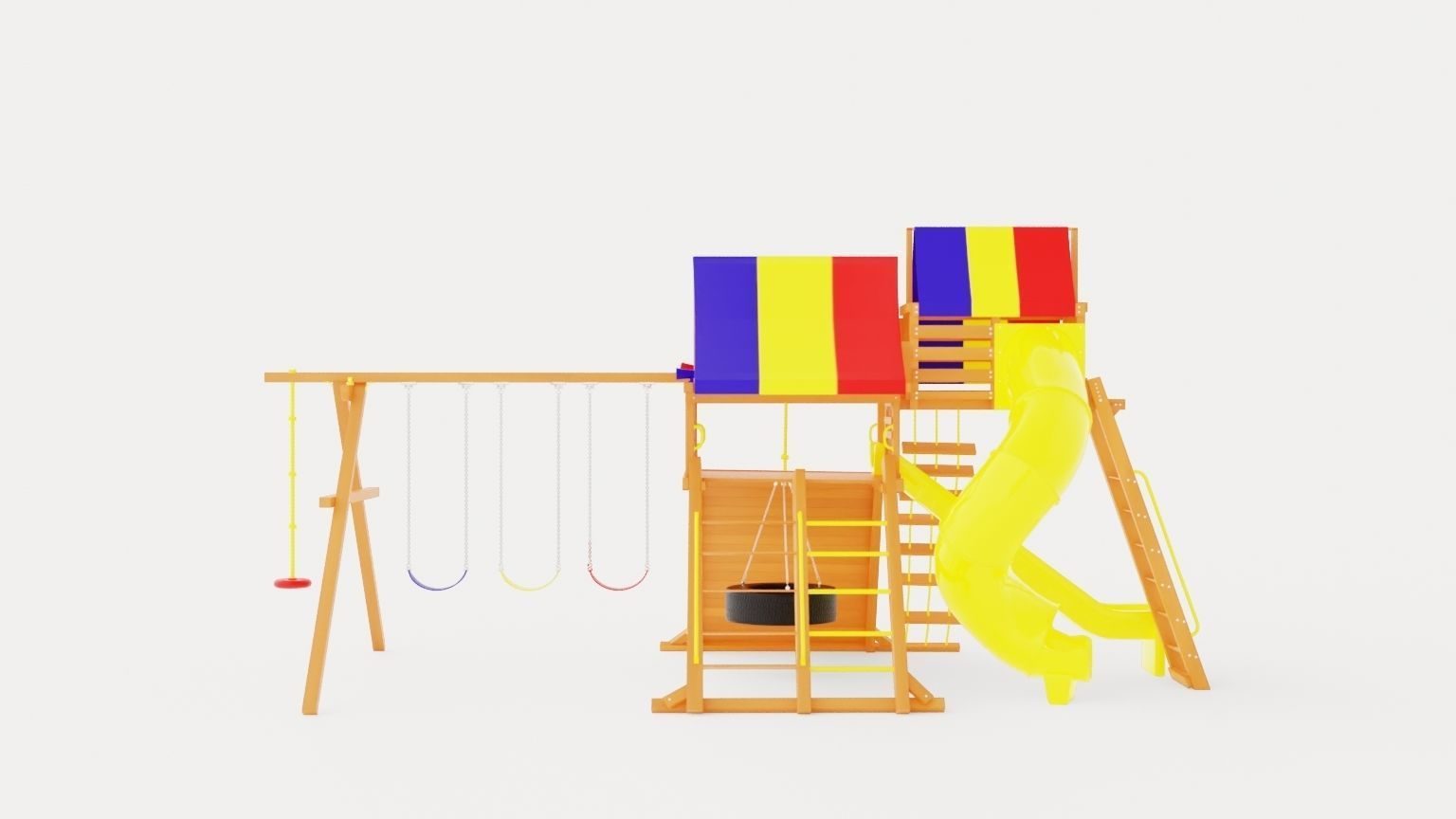 Circus Castle Pkg V Loaded Low-poly 3D model_4