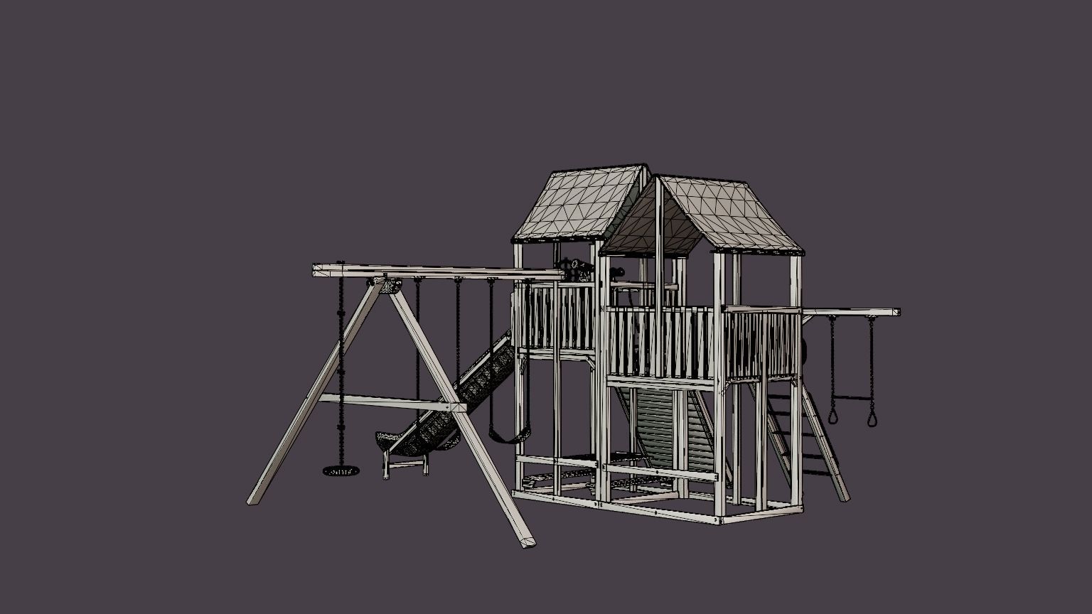 King Kong Clubhouse Pkg II Low-poly 3D model_6