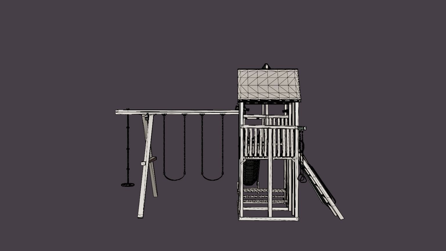 King Kong Clubhouse Pkg II Low-poly 3D model_5