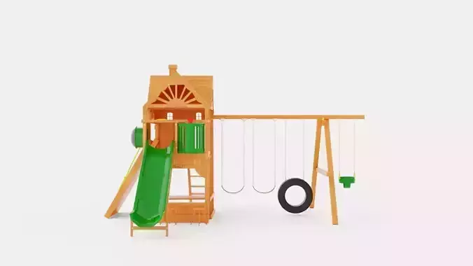 Monster Huckleberry Hideout Pgk II Low-poly 3D model