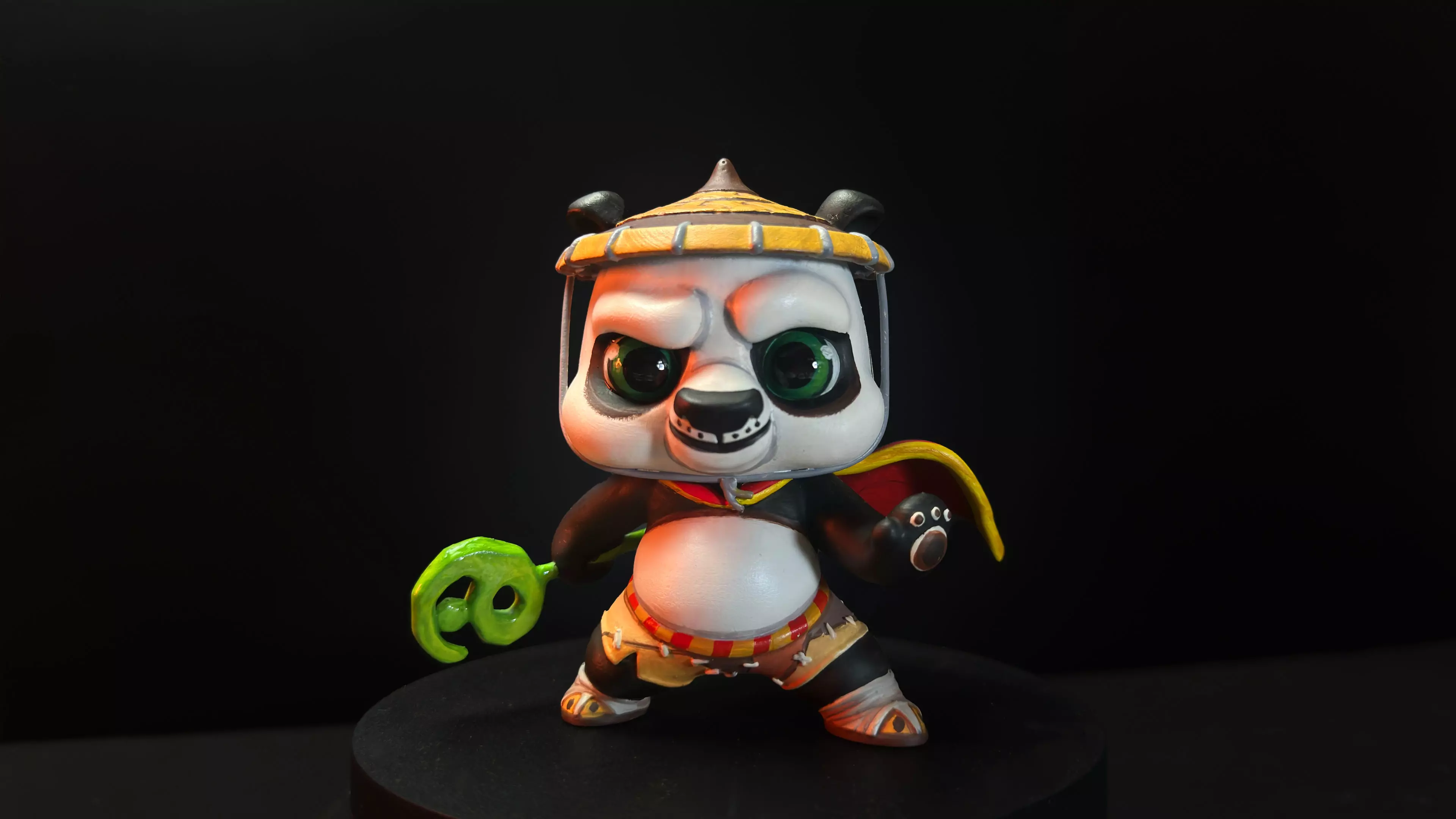 Chibi Kung Fu Panda Po 3D print model