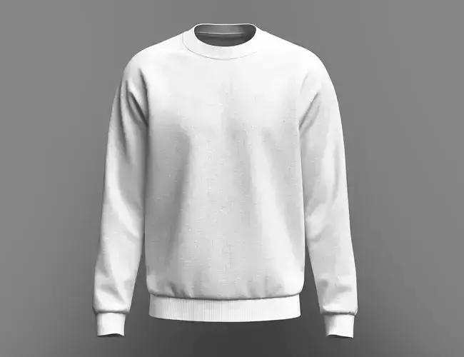 Womens Sweatshirt 3d Model