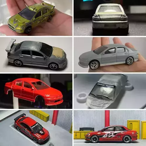 Tokyo drift seans evo body kit 3D print model