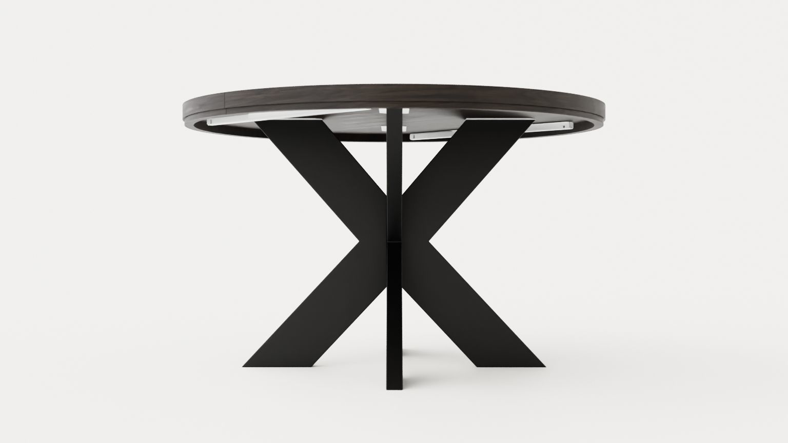Somerset dining table round Low-poly 3D model_3
