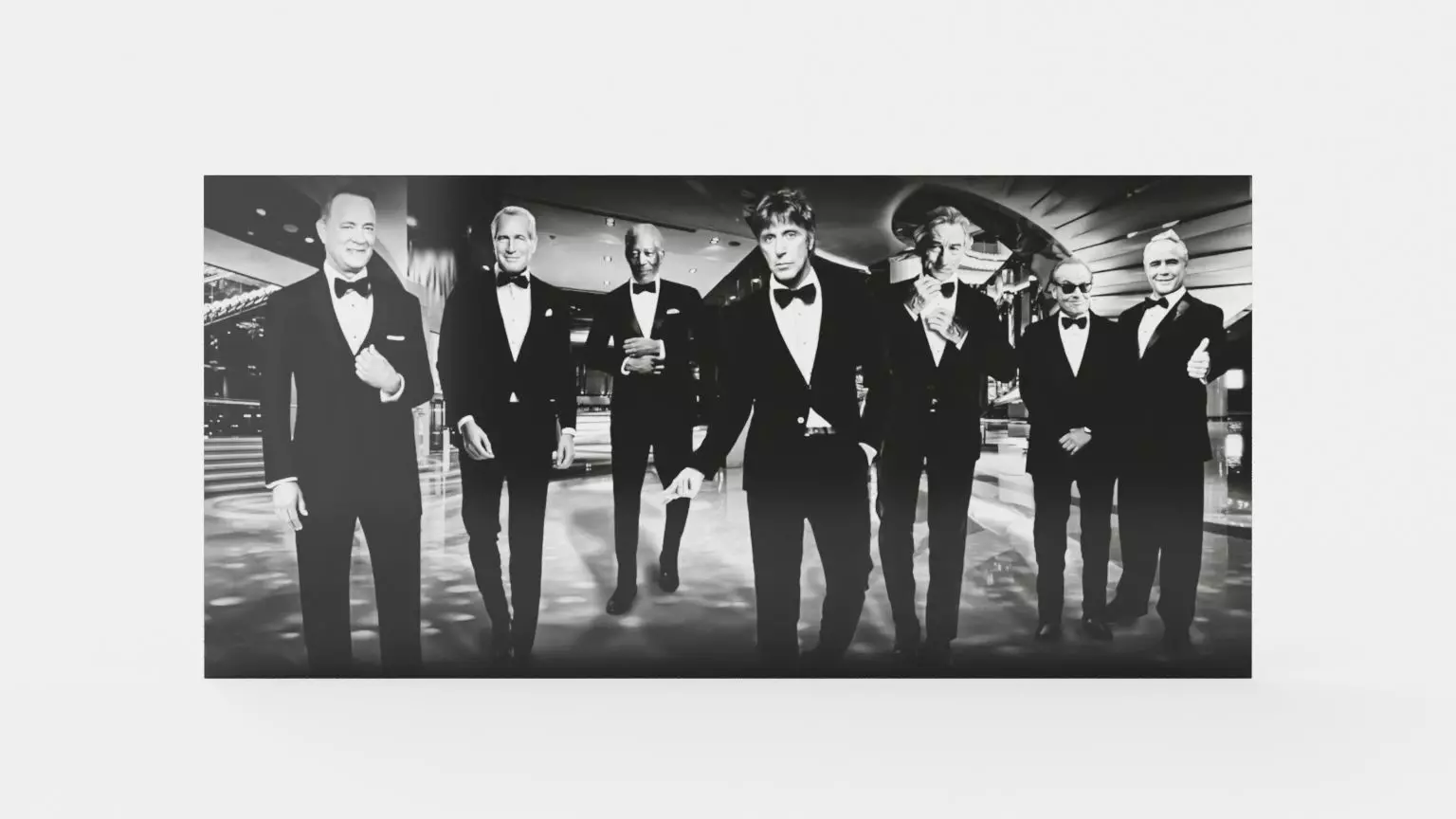 Photo Art - Big Shots Hollywood Low-poly 3D model_0