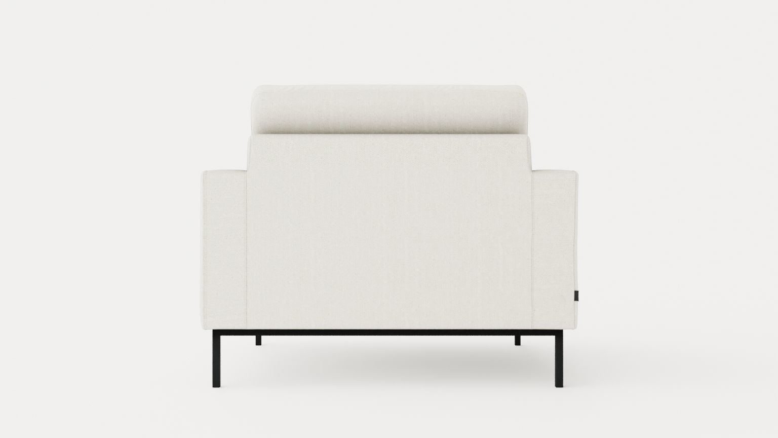 Crosby armchair Low-poly 3D model_4